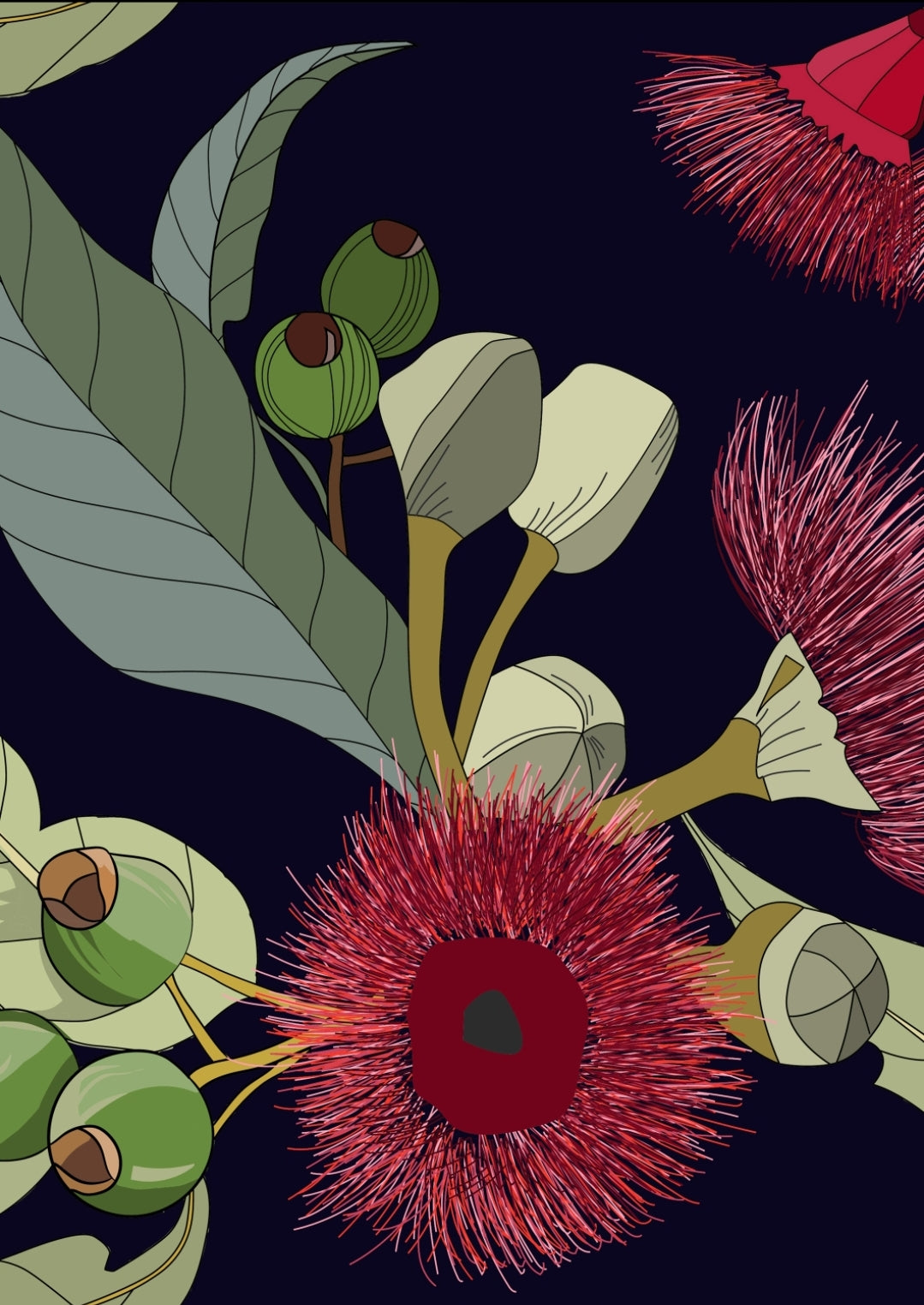 Gumnuts - Mint by Michelle Decoupage Paper