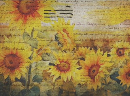 Distressed Sunflowers