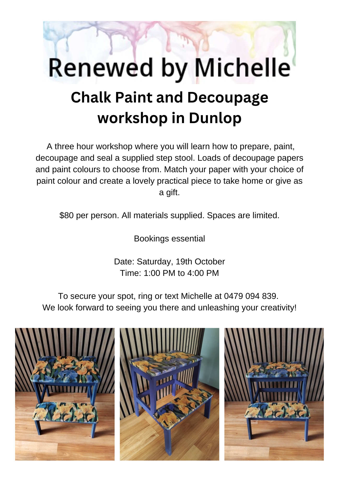 Step Stool workshop