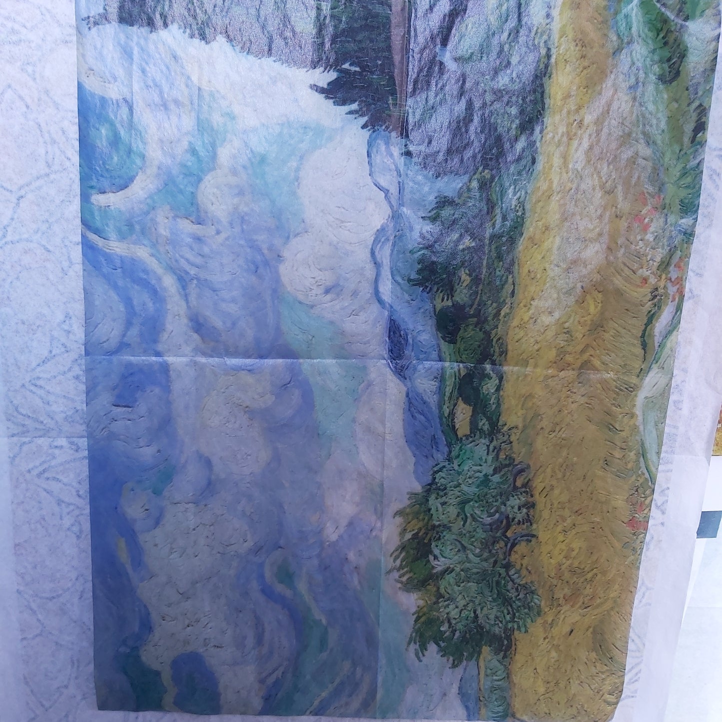 Van Gogh Wheat Field with Cyprusses