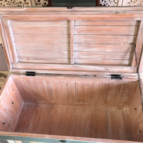 Timber Box refurbished in fun colours