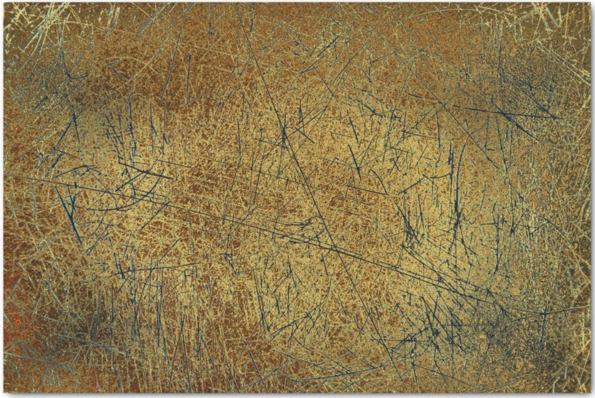 Vintage Antique Texture Yellow Gold Scratches