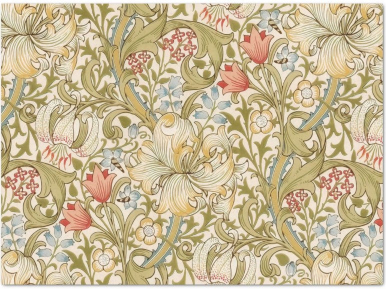 William Morris Lily Art Nouveau Floral Tissue Paper