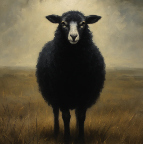 Black Sheep - Mint by Michelle Decoupage Paper