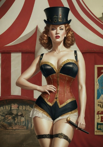 Carnival Queen - Mint by Michelle Decoupage Paper