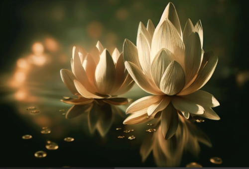 Water Lillies.  Mint by Michelle Decoupage Paper