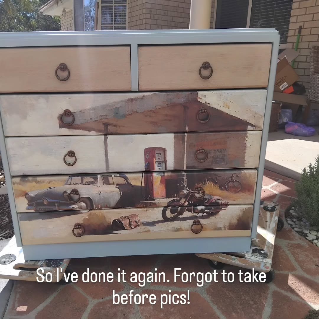 Vintage Car Chest of Drawers
