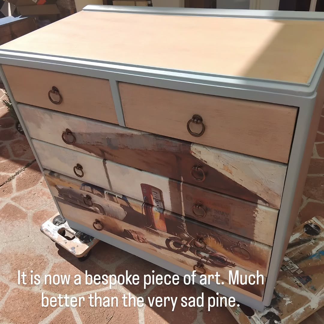 Vintage Car Chest of Drawers